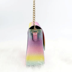 Gradient Glitter Small Crossbody Bag for Girls