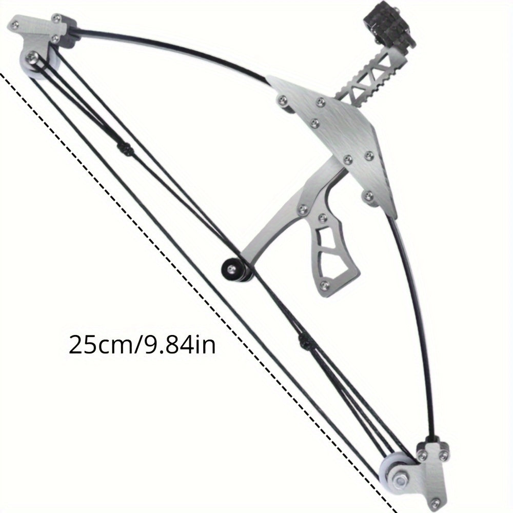 Mini Composite Bow Archery Set Stainless Steel Mini Bow With Targets