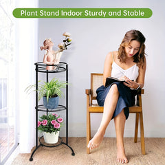Indoor Layer Plant Rack Iron Flower Rack Living Room Balcony Floor Standing Plan