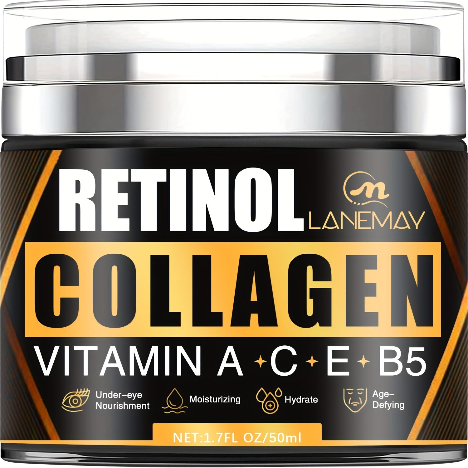 Collagen & Retinol Cream Face Moisturizer with Hyaluronic Acid