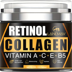 Collagen & Retinol Cream Face Moisturizer with Hyaluronic Acid