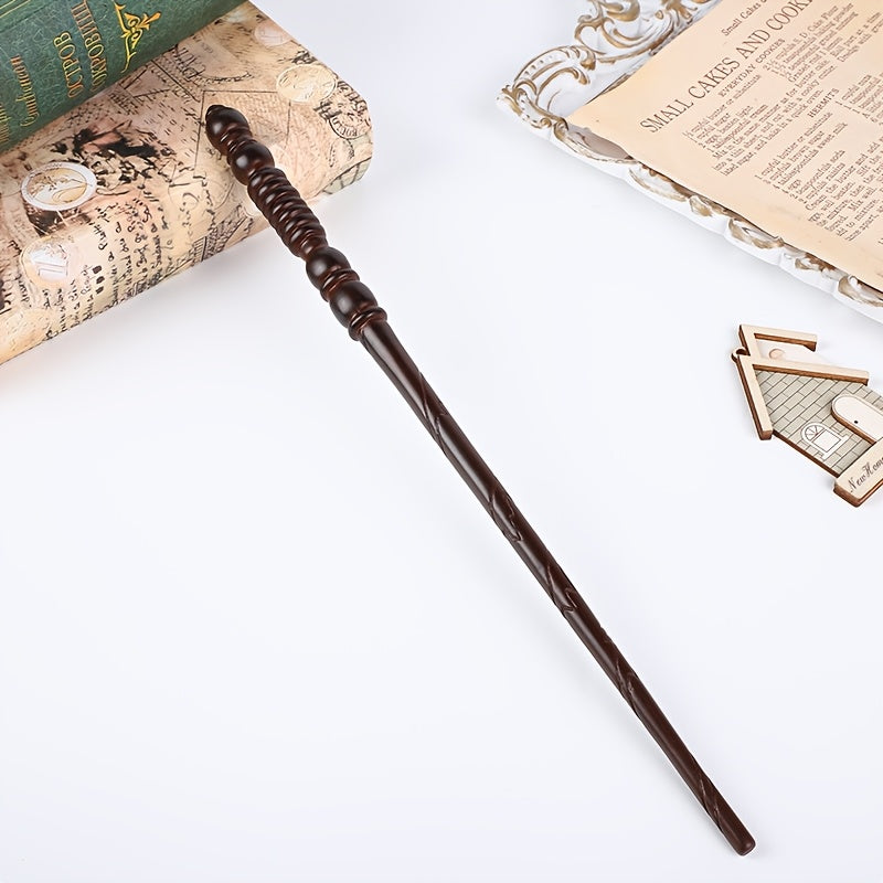 Hand Carved Wizard Staff - Halloween Party Accessory