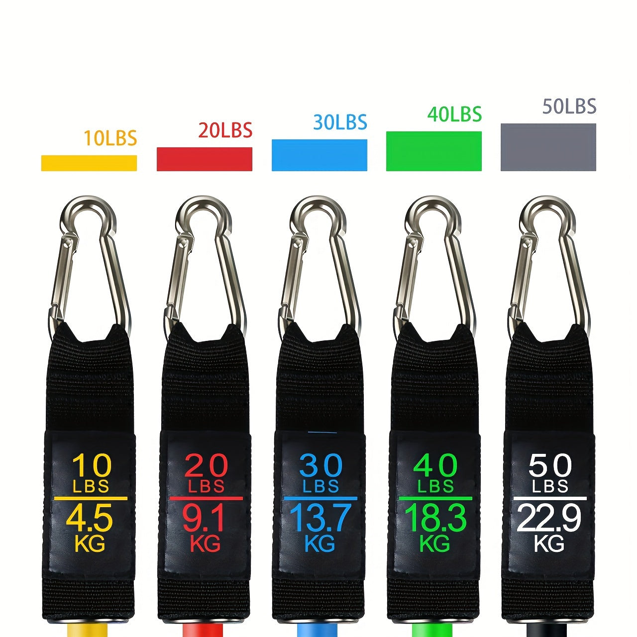 TPE Resistance Bands for Yoga Pilates Gym Exercise