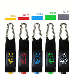 TPE Resistance Bands for Yoga Pilates Gym Exercise