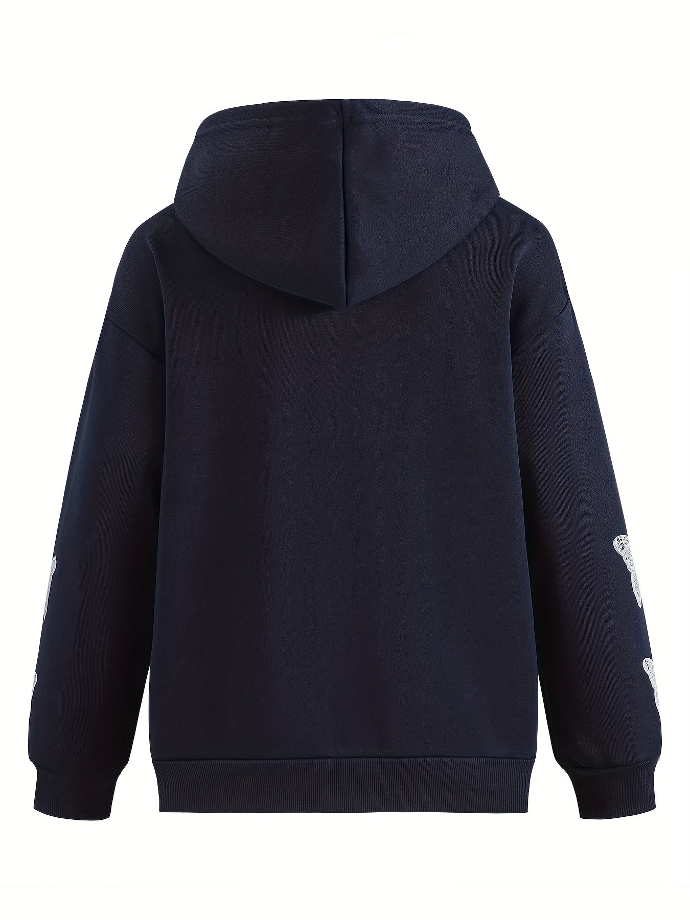 Butterfly Print Sweatshirt Y2K Zip Up Hoodie Casual Tops
