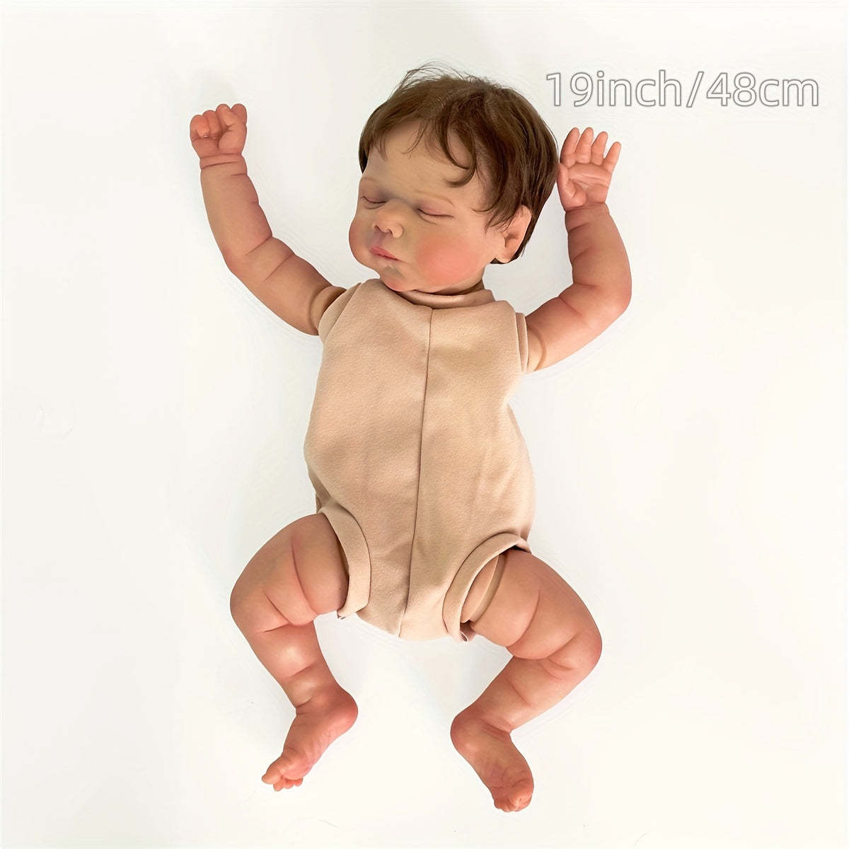 19 Inch Finished Sleeping Doll Unassembled Kit