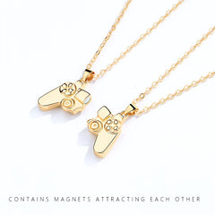 Boys Magnetic BFF Friendship Game Controller Necklaces Kids Accessories