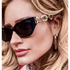 Cat Eye Sunglasses Chain Charm Sun Glasses Summer Beach Travel UV400