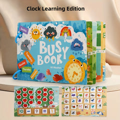 Vehicle Themed Busy Book Educational Activity Set