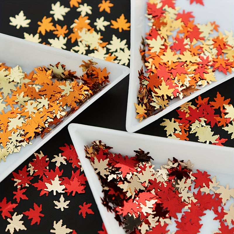 Maple Leaves Glitter Sequins Epoxy Resin Filling Autumn Series Resin Fillers