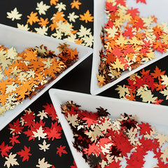 Maple Leaves Glitter Sequins Epoxy Resin Filling Autumn Series Resin Fillers