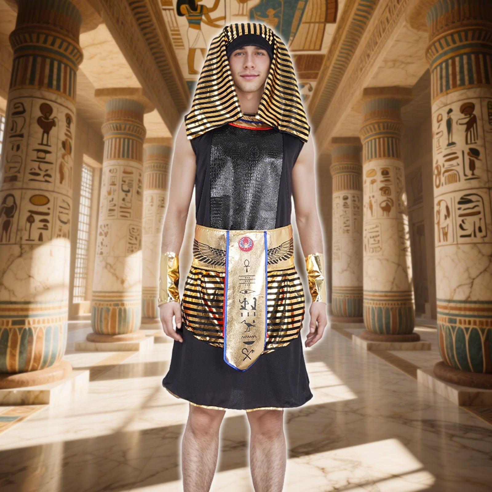 Deluxe Medieval Egyptian Style Costume Set