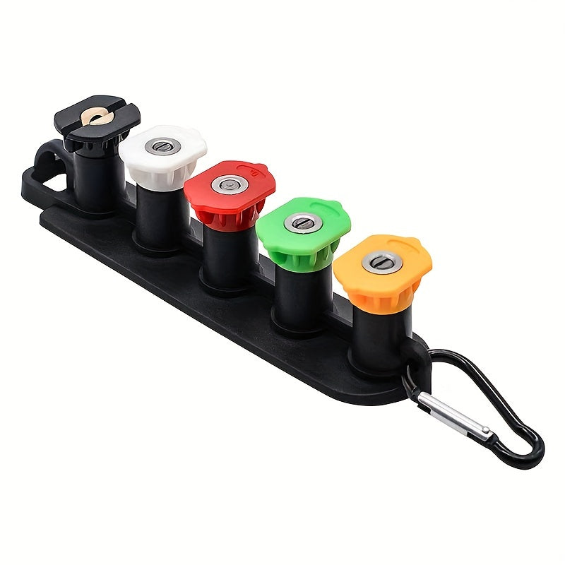 High Pressure Washer Tips Set 5-7 Nozzle Heads 2.54-10 Quick Connect 4000 PSI