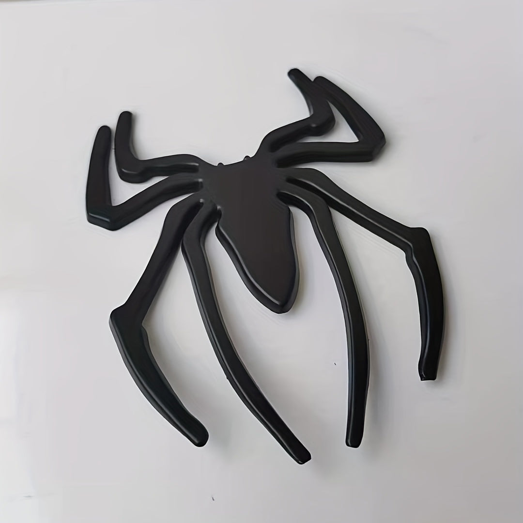 Spider Car Metal Sticker 3D Stereo Body Side Tail Motorcycle Flower