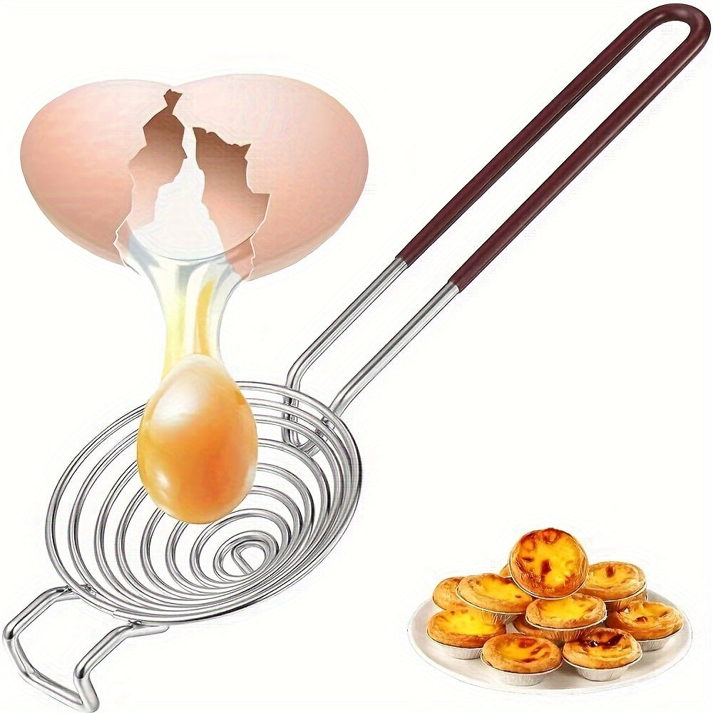 304 Stainless Steel Egg Separator with Extended Handle