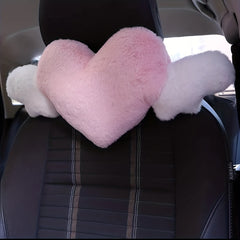 Cartoon Car Headrest Pillow Neck Support Duck Love Heart Back Waist Cushion