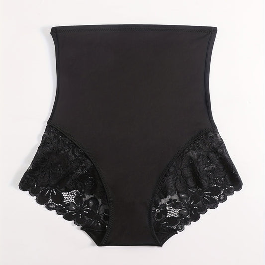 Lace Stitching Shaping Panties High Waist Compression Panties