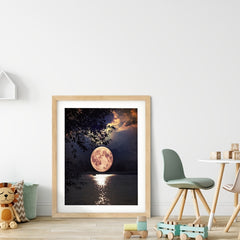 Moon Lake Cross Stitch Kit Wall Artwork
