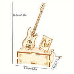 DIY Saxophone Puzzle Wooden Music Box Ideal Birthday Gift Teens