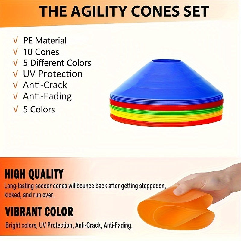 Adjustable Football Training Strap With Disc Cones