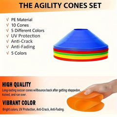Adjustable Football Training Strap With Disc Cones