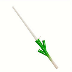 Stretchable Scallion Sword Toy with Green Onion for Fun Pranks