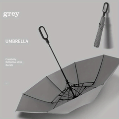Windproof Automatic Golf Umbrella Dual-Use Rain or Shine 8 Ribs
