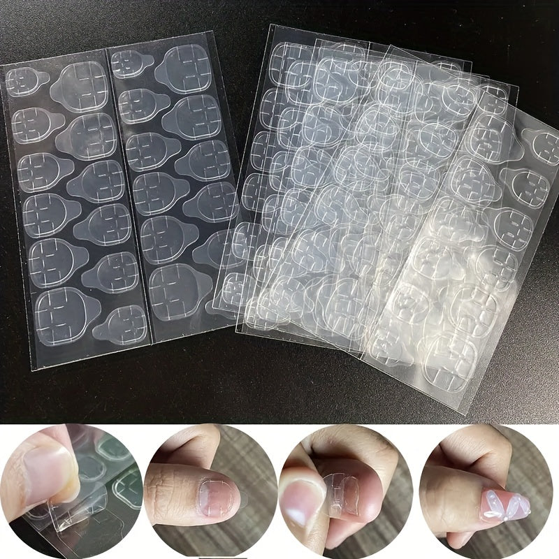 10 Nail Adhesive Tabs Waterproof Nail Glue Sticker
