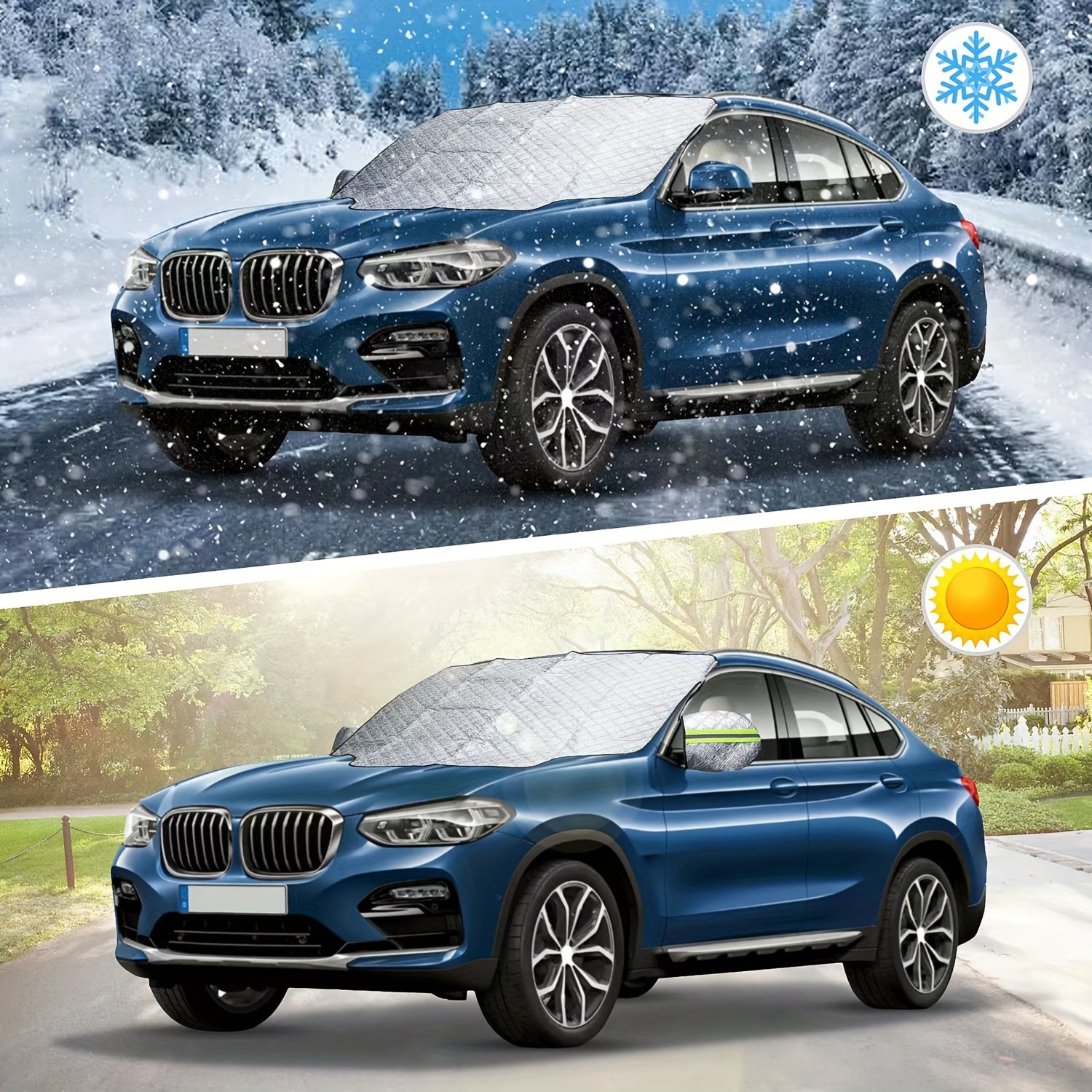 Car Windshield Cover Frost Winter Ice Snow Guard 147X100cm