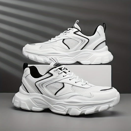 Men's Breathable Mesh Chunky Sneaker Wear-resistant Casual Shoes