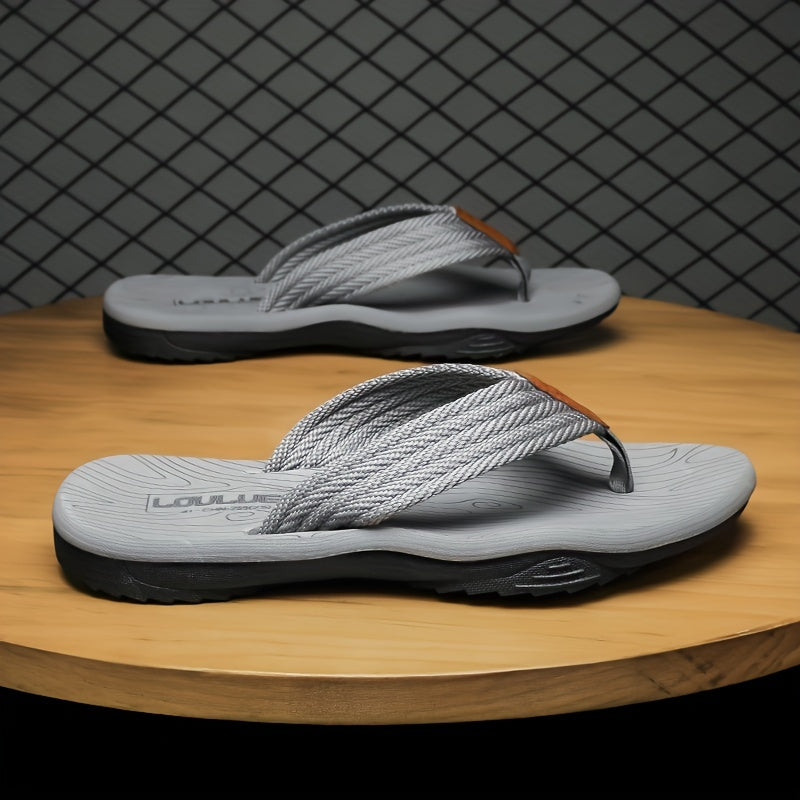 Men's Arch Support Flip Flops Lightweight Non slip Thong Sandals