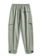 Men's Graphic Print Cargo Pants with Drawstring Waist
