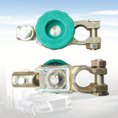 Car Truck Boat Vehicle Power Shutoff Disconnect Switch Green Knob Isolator