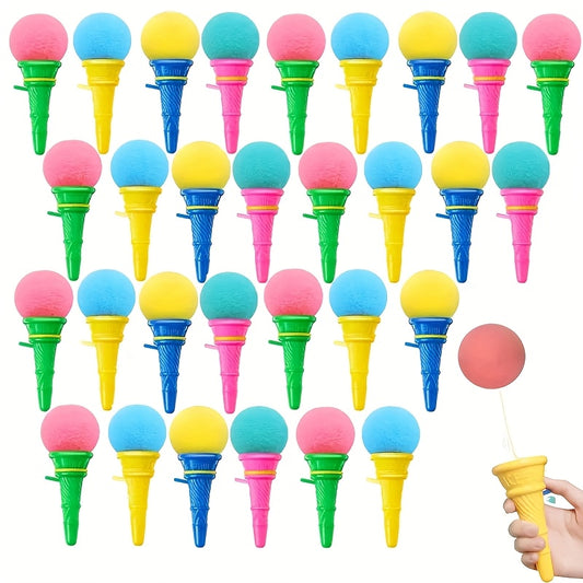 Colorful Mini Ice Cream Launcher Toys Kids Party Favors Assorted Random Colors