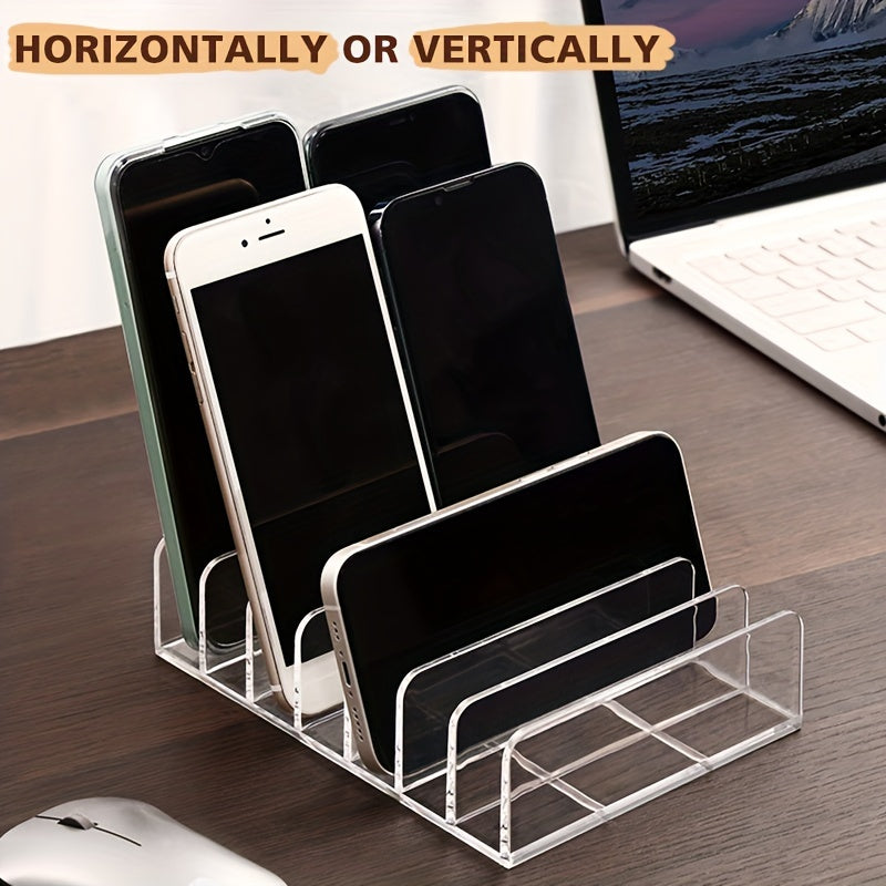 7 Grids Desktop Organizer Holder for Tablet & Cell Phone