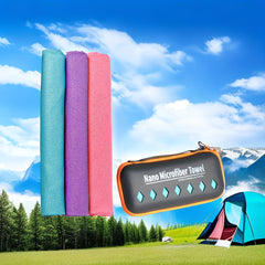 3pc Microfiber Travel Towels - Quick Drying Lightweight Towels for Camping