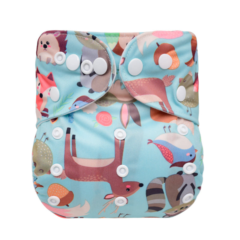 Mumsbest Washable Reusable Cloth Diaper for 3-15kg Baby