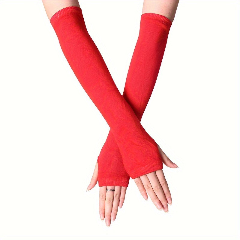 Winter Fingerless Mittens For Men And Women Sport Gloves