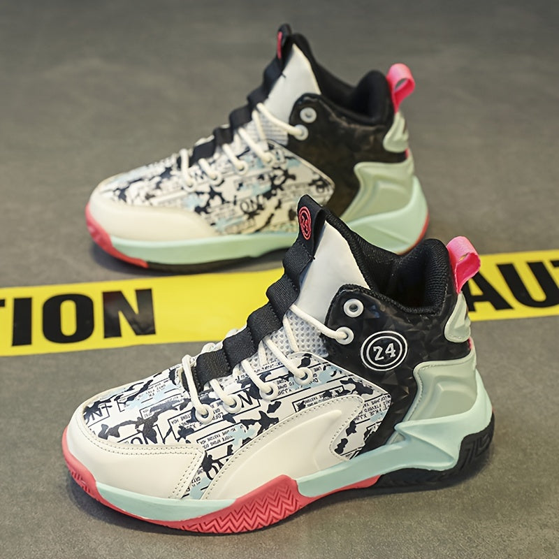 Boy's Basketball Shoes Non Slip Casual Sneakers