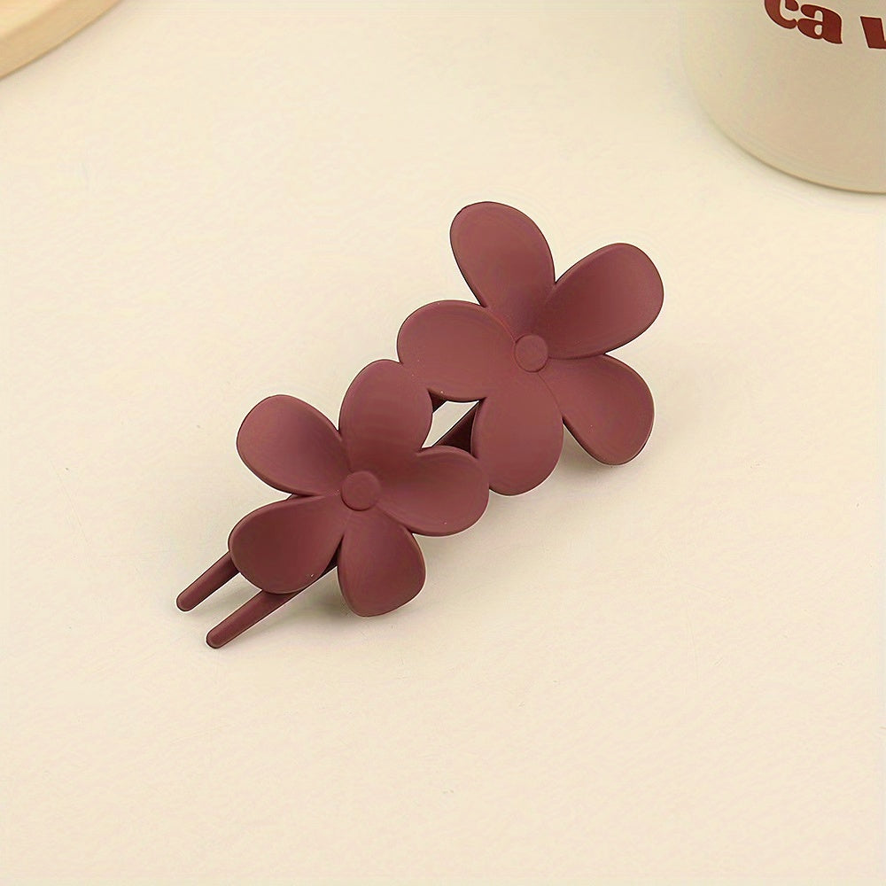 Frosted Butterfly Hair Clip Duck Billed Solid Hair Clip