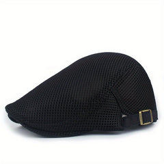 Beret Men's Summer Thin Mesh Breathable Sun Protection Hat