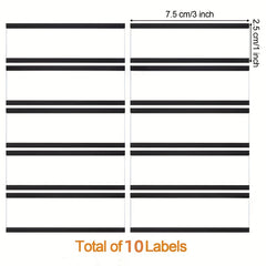 10pcs C type Magnetic Label Holder Warehouse Office Storage