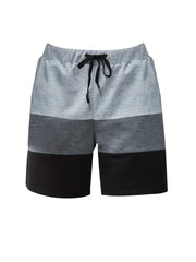 Comfy Athletic Shorts Men's Casual Stretch Elastic Waist Drawstring Shorts
