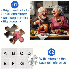Grandma's Lazy Time Jigsaw Puzzle - Easy DIY
