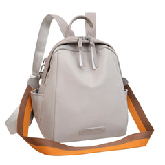 Casual Zipper Backpack All Match Storage Travel Daypack