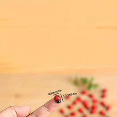 Set of 50 Cute Ladybug Ornaments for Charming Home Decor