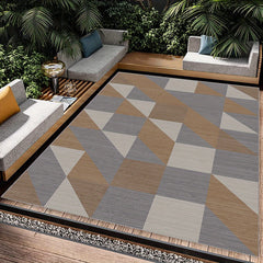 Geometric Checkered Carpet for Modern Home Decoration