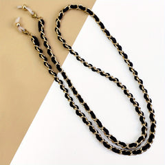 Retro Braided Glasses Chain Anti Slip Lanyard Strap Stylish Face Cover Eyewear