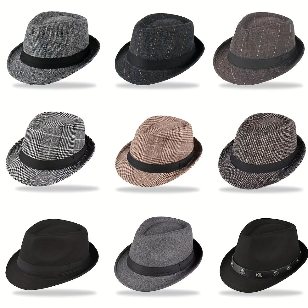 Sunshade Wide Brim Fedora Hat for Party Meeting