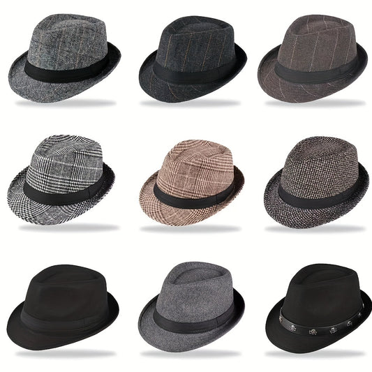 Sunshade Wide Brim Fedora Hat for Party Meeting